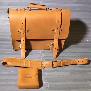 Kendal & Hyde Classic Satchel / Leather Laptop Bag